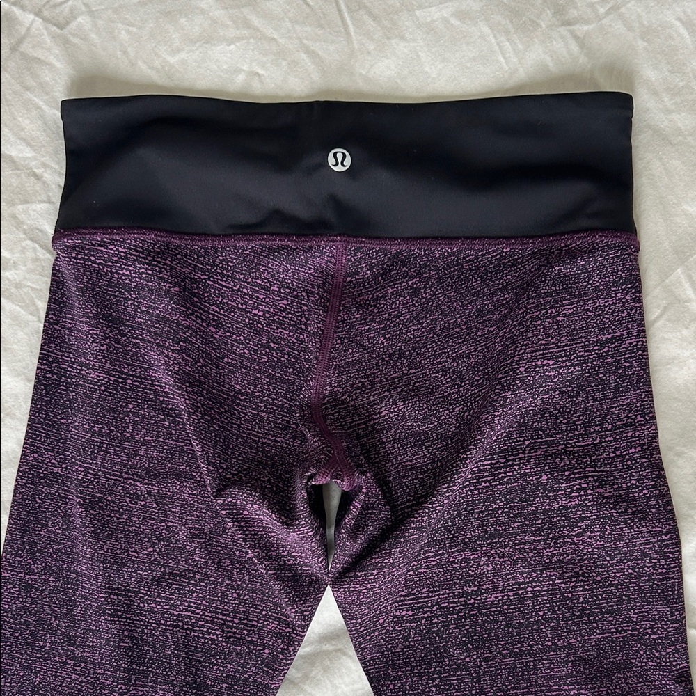 Lululemon Athletica Purple and Black Leggings